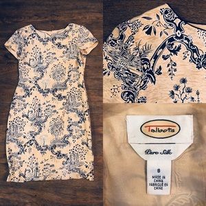 Talbots Silk Dress Sz 8